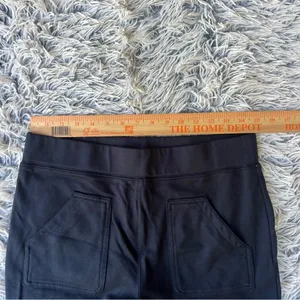 Maeve By Anthropologie Black Size Medium Flare Leg Side Slit Comfort Pants thumbnail 5