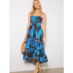 Hutch Mabel Cutout Cotton Fit & Flare Maxi Dress NEW WOMENS XS thumbnail 9