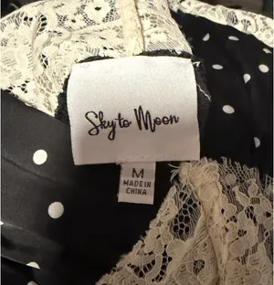 Sky to Moon Polka Dot Dress thumbnail 3