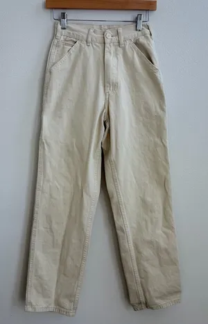 J.Galt Brandy Melville cream cotton pants thumbnail 1