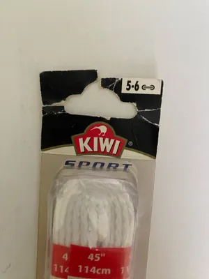 KIWI Sport 1 pair White Shoelace Size undefined thumbnail 6