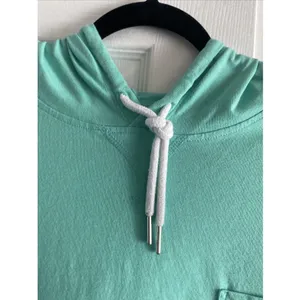 Disney Parks Walt Disney World Mickey Mouse Hoodie Womens L Mint Green Cotton thumbnail 3