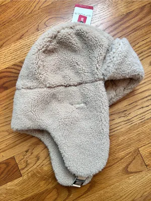 Spyder Tan Faux-Sherpa Trapper Hat with Chin Strap thumbnail 1
