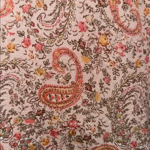 Daytrip Boho Peasant Blouse Top Blush Floral Paisley Print Women’s Medium M thumbnail 7