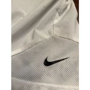 Nike Pro Shorts Womens Small White/ Gray Dri-Fit Running Workout Breathable thumbnail 6