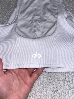 Alo Yoga Ribbed Dynamite Crop Tank thumbnail 8