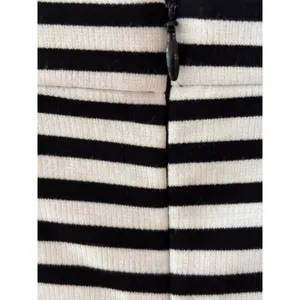Banana Republic Womens Black White Striped Pencil Skirt Size 12 Stretch Knit thumbnail 4