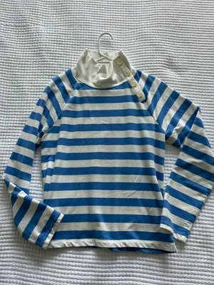 J Crew Wide Collar Button Pullover thumbnail 2