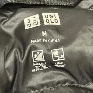 Uniqlo Black Long Sleeves Quilted Ultra Light Down Puffer Coat Jacket Size M thumbnail 4