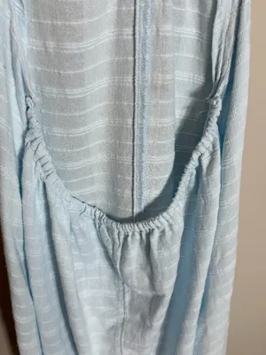 Free People Endless Summer Extra Dose Midi Dress Women's Small Blue Keyhole Boho thumbnail 16