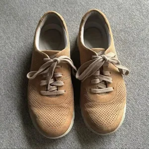 Dansko Alissa Sneaker Gold Print Leather Athletic Casual Oxford Women’s Size 39 thumbnail 2