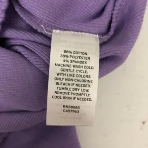 BP Bodysuit Ribbed Knit Square Neck Sleeveless Purple Size 1X thumbnail 4