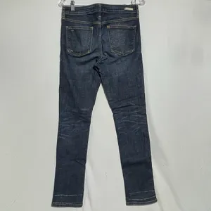 Pilcro the Letter Press Jeans Anthropolgie‎ Sz 29 Stet Selvege Blue Denim FLAW thumbnail 2