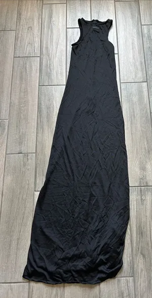 REFY Black Sleeveless Maxi Dress with High Neck thumbnail 1