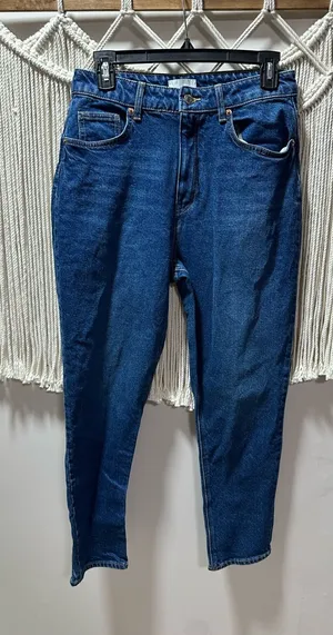 H&M Indigo High-Rise Women's Jeans thumbnail 1
