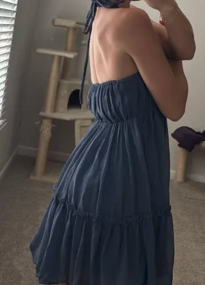 Lulus Dress Navy thumbnail 2