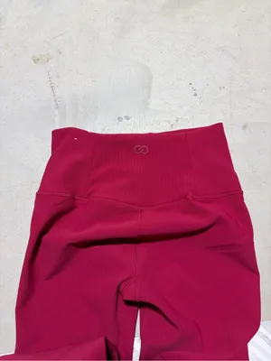 Calia Carrie underwood Women's ribbed Active Leggings red small thumbnail 6