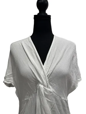 Show Me Your Mumu White Rayon Wrap Dress XS thumbnail 4