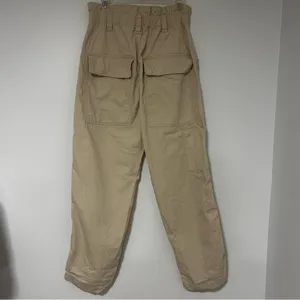 BDG Urban Outfitters‎ Tan High Waist Paperbag Cargo Carpenter Pants Small thumbnail 5