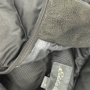 Eddie Bauer Womens Black Quilted Goose Down Puffer Vest Size M Full Zip‎ Outdoor thumbnail 8