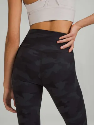 Lululemon Base Pace High-Rise Tight 28" *Brushed Nulux Black Camo Size 10 thumbnail 4