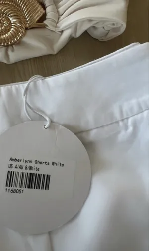 Princess Polly white shorts  thumbnail 4