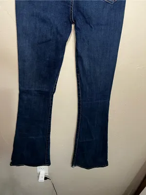 7‎ For All Mankind Ultra High Rise Skinny Stretch Bootcut Denim Jeans thumbnail 9