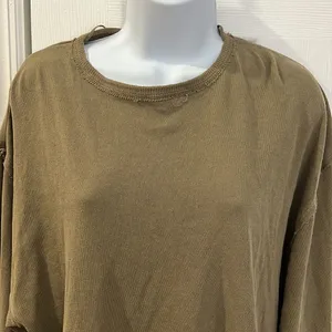 ‎NWT We the free Army Green over size shirt size S thumbnail 2