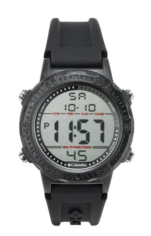 Columbia Exclusive Peak Patrol Quartz Digital Dial Black Strap Watch CSS14-001 thumbnail 1