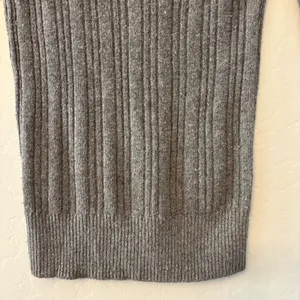 Hollister Y2K dark gray long sleeve hooded cable knit deep v-neck sweater small thumbnail 13