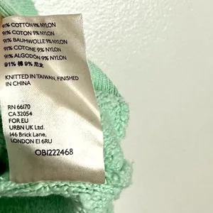 FREE PEOPLE Found My Friend Bouclé Pullover in Misty Jade Size Small thumbnail 6