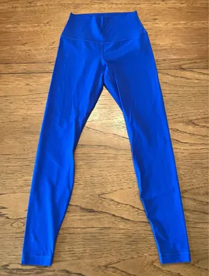 lululemon athletica Women's S Blue Ankle Leggings Pull On Stretch Yoga thumbnail 1