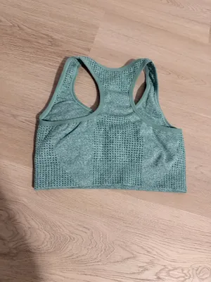 Green Sports Bra Amazon thumbnail 3
