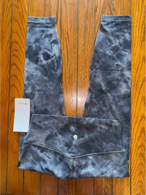 Lululemon Align High Rise 25” Diamond Dye Grey DDPG Size 10 NWT thumbnail 1
