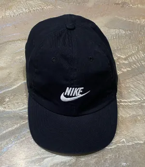NIKE Unisex Black Cap Hat One Size Comfortable and Adjustable fit / Preowned thumbnail 1