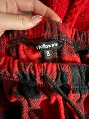 Red Plaid Pajama Pants thumbnail 3
