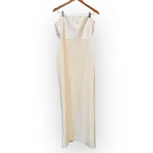 NEW LIKELY Helen Strapless Gown in White Size 8 thumbnail 8