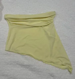 Urban Outfitters NWOT Asymmetrical Top Yellow thumbnail 2