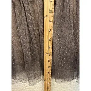 GiGiO Dress Womens L Brown Wrap Dress Mesh Polka Dot Whimsygoth Dark Fairy thumbnail 11