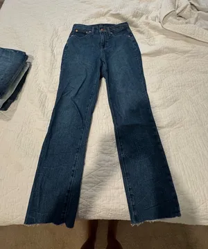 Dark Blue Women's Denim Jeans JCrew straight size 25 thumbnail 1