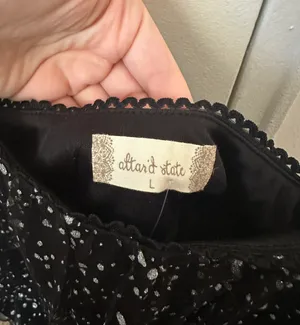 Altar'd State Black Sparkly Dress thumbnail 3