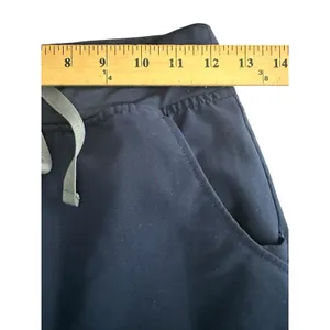 Figs Women's XS‎ Blue Navy Zamora High Waisted Jogger Scrub Pants #F4-1 thumbnail 7
