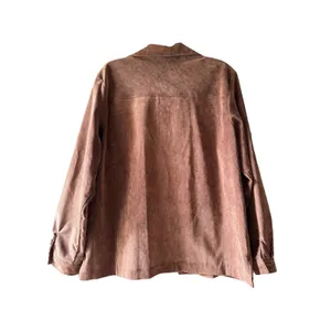 BonWorth Brown Corduroy Studded Western Jacket Zip Front Size Large thumbnail 5