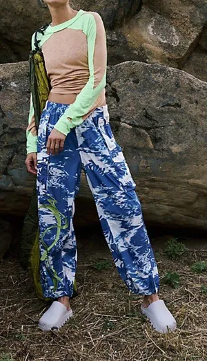 Free People Color Burst Hike Pants thumbnail 1