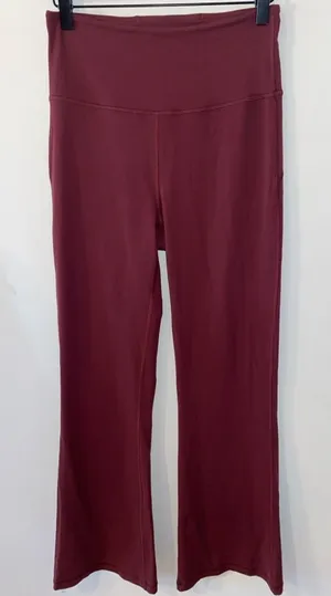 Lululemon Athletica Groove Nulu High Rise Flare Full Length Leggings Size 8 EUC thumbnail 1
