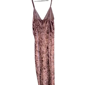 Club L London Pink Crushed Velvet Cami Midi strapless kentucky derby Party Dress thumbnail 10