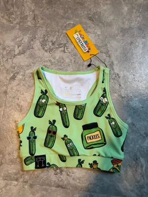 Chicken legs, sports bra size extra small new with tags thumbnail 1