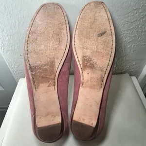 Cole‎ Haan Pink Suede Leather Driving Moccasins Loafers Women's Size 8 AA thumbnail 8