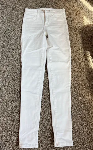 American Eagle White Jeggings thumbnail 1
