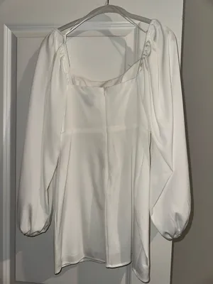 White Princess Polly Mini Dress thumbnail 1